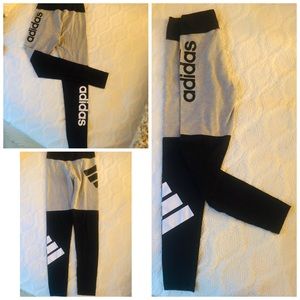 Adidas two tone leggings